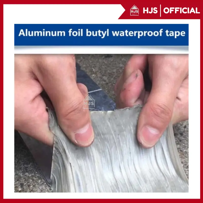 [HJS] Lakban Anti Bocor 3M 5M 1OM Aluminium Foil Waterproof Tape Tahan Air Dan Suhu Tinggi 1