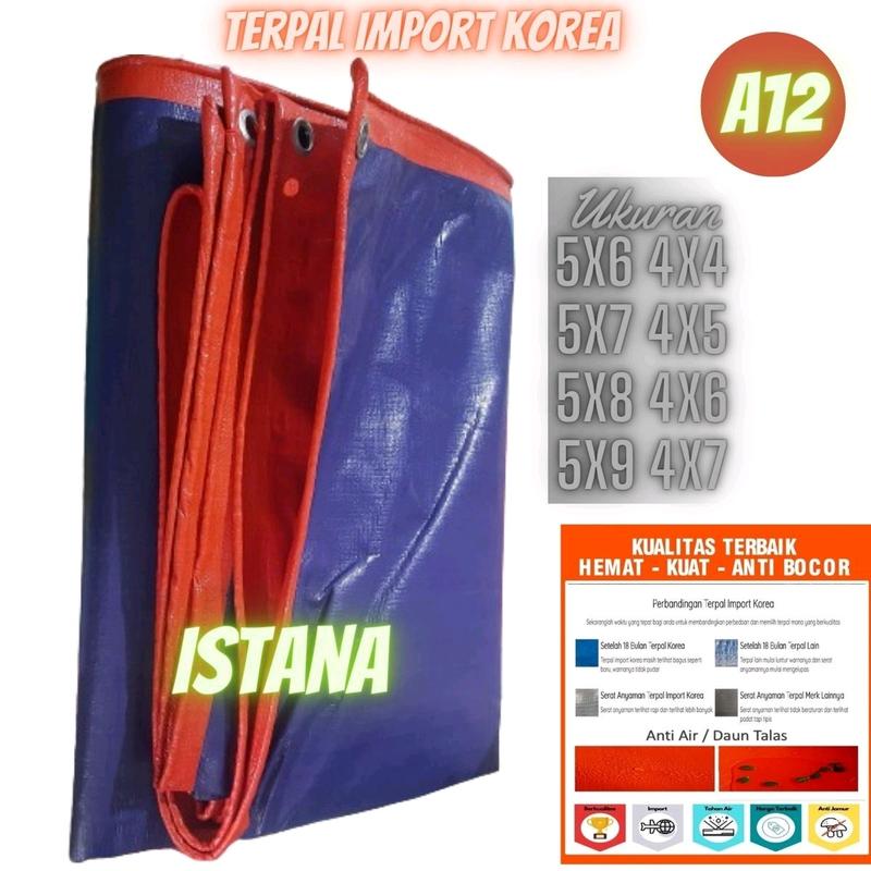 terpal a12 ukuran 4x6 4x7 4x8  untuk tenda truck Tahan air camping outdoor lebar 0