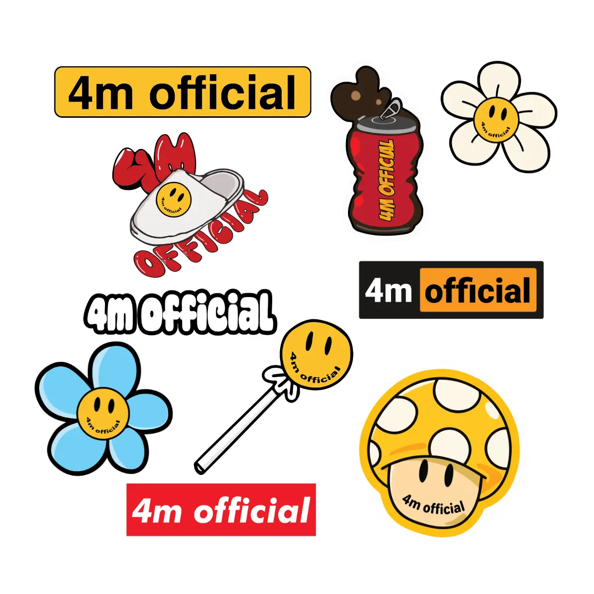 | 4M OFFICIAL | COMBO QUÀ TẶNG | STICKER TẶNG KÈM THEO SẢN PHẨM