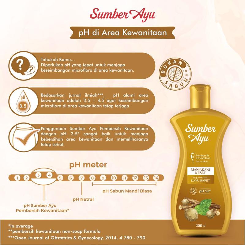 Sumber Ayu 3.5 Feminine Hygiene Wash Manjakani Keset  90ml+20ml Sabun Kewanitaan 2