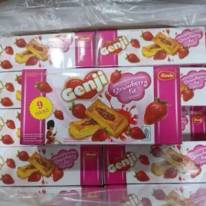 Monde Genji Strawberry Pie 85gr Isi 20 Sachet Rasa Strawberry Pie Enak dan Lezat