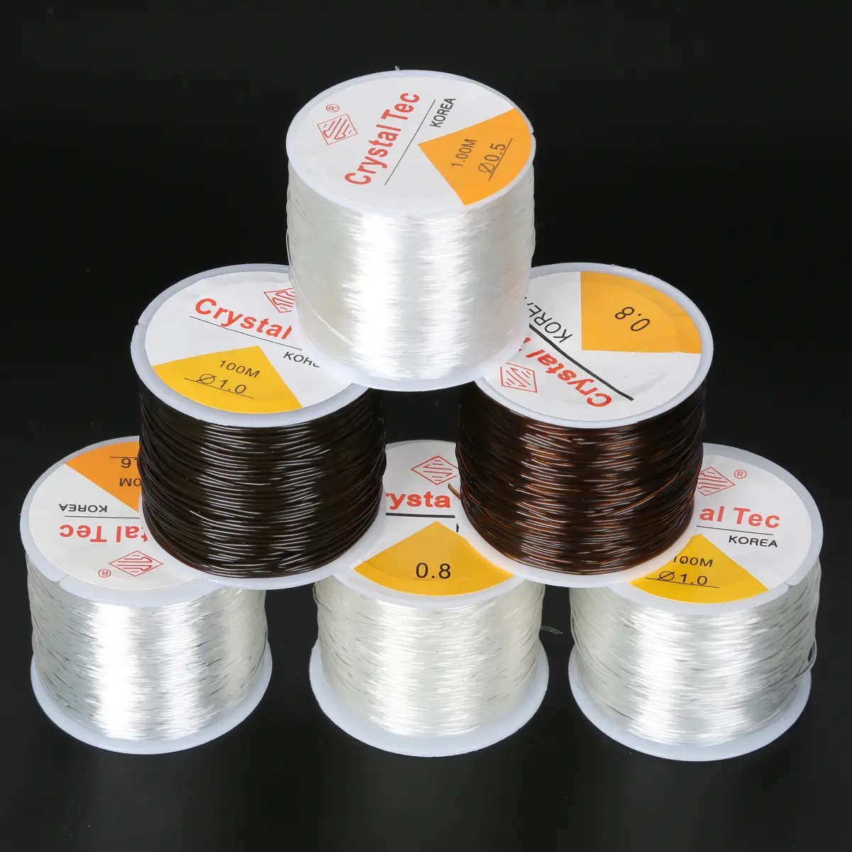 (0.5-1.0MM) Elastic Line Transparent Crystal Beading Cord String Thread Making DIY Bracelet