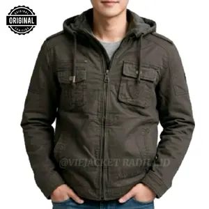 Jaket bawangcheng original/jaket import branded/jaket laki laki branded import/jaket bawangCheng/jaket bawangCheng import Casual Canvas Abu Khaki Tebal Nyaman Kancing Parka Bulu Cream Pria Semi Biru Distro Merah Kotak Panjang Muda Santai