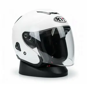 (ORIGINAL) KYT Helm Kyoto Solid Halface Original Motorcycle SNI Berkualitas Tinggi Desain Modern & Aerodinamis Fitur Ventilasi Baik Tali Pengikat Kuat