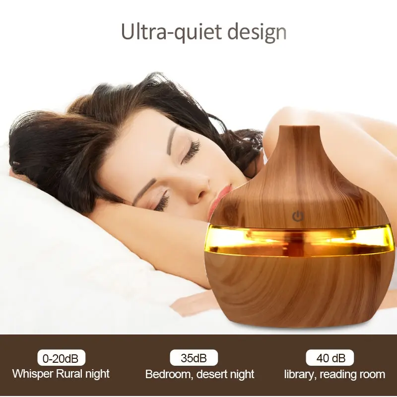 HUMIDIFIER AIR 300 ML PENGHARUM  RUANGAN DIFFUSER PEWANGI KAMAR PARFUM AROMA TERAPI RUANG Putih Remote 3