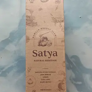 Satya Natural Juice (Jus Bawang Putih Tunggal, Jahe Merah, Madu Hutan, Cuka Apel, Lemon)