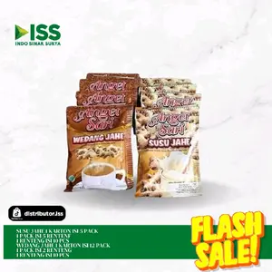 ANGET SARI SUSU JANE/WEDANG JAHE SATU RENTENG ISI 10 SACHET