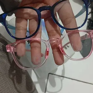 MKTRIZZ Kacamata Anak Photochromic Anti Blue Light - Untuk Main Gadget & Aktivitas Outdoor, Super Ringan 14g, Bisa Untuk Lensa Minus. Cocok Usia 3-10 Th. Gratis Kotak dan Bonus Sticker Karakter!-101S