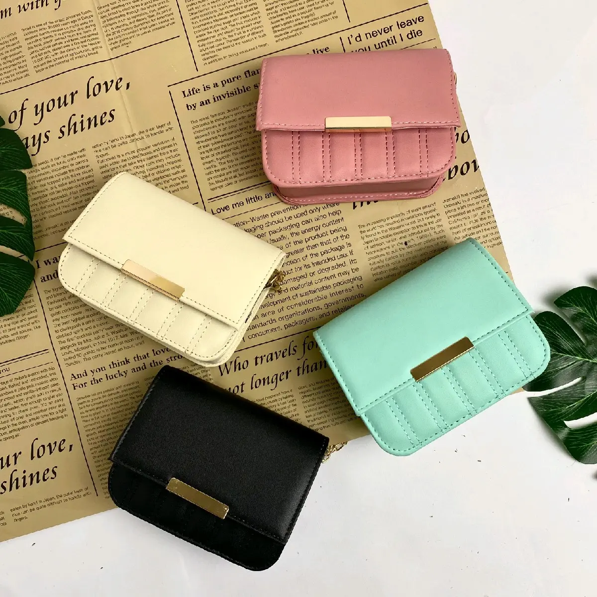 [PINK] Emily Mini Slingbag - Tas Selempang Wanita/Simple Slingphone/Tas Selempang Mini