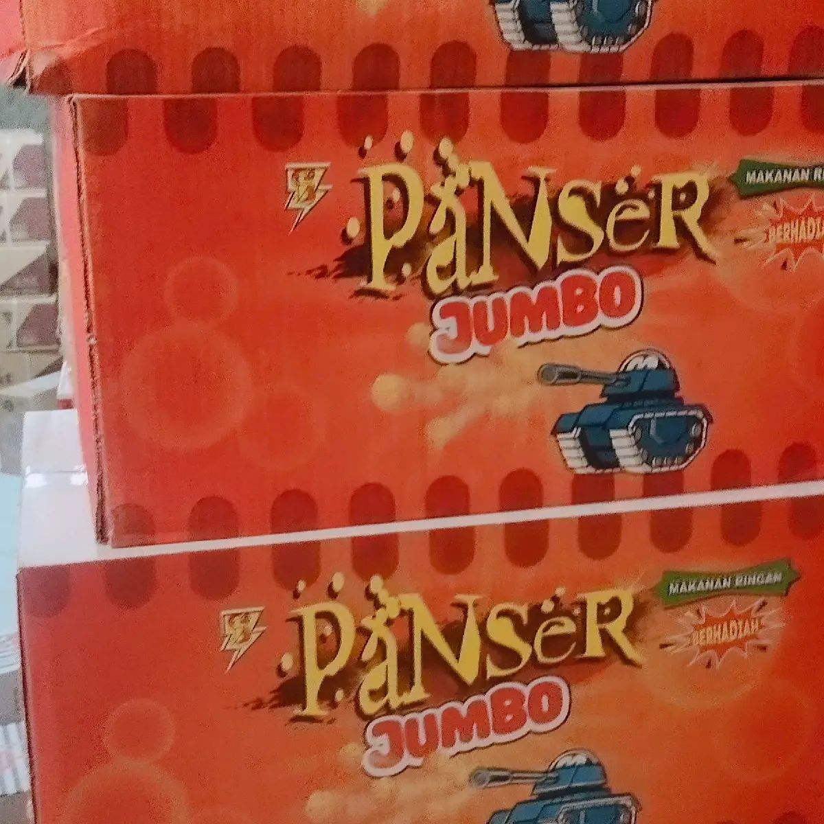 Snack chiki Pansher Super Jumbo 1 Karton Isi 40 pcs