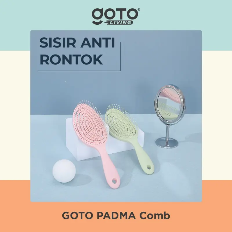 Goto [COD] Padma Comb Sisir Rambut Anti Statis Kusut Rontok Pria Wanita 0