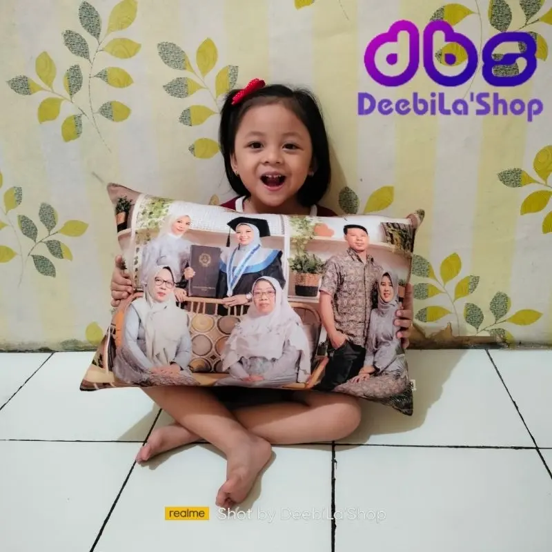 BANTAL FOTO CUSTOM UK 35x55 / BANTAL CUSTOM FOTO DAN NAMA / BANTAL FOTO FULL PRINTING / BANTAL FOTO MURAH