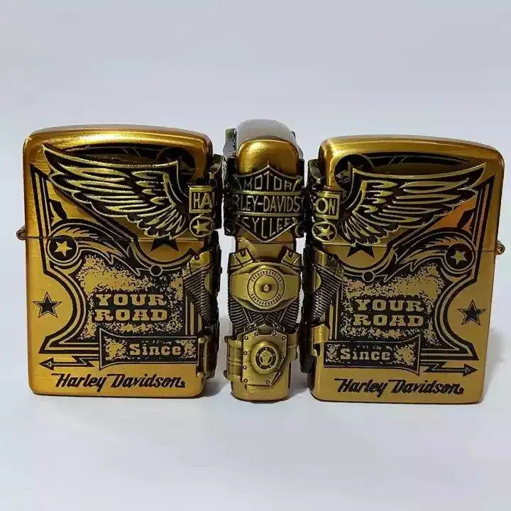 Aksesoris Pemantik Elektrik 3D Motif Harley Davidson – Premium & Eksklusif 0