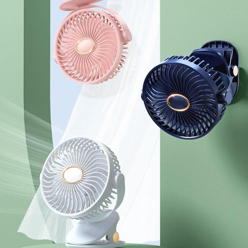 Quạt Tích Điện Mini Đa Năng, Có Đèn Ngủ, Quạt 5 công xuất pin dùng 24h 8