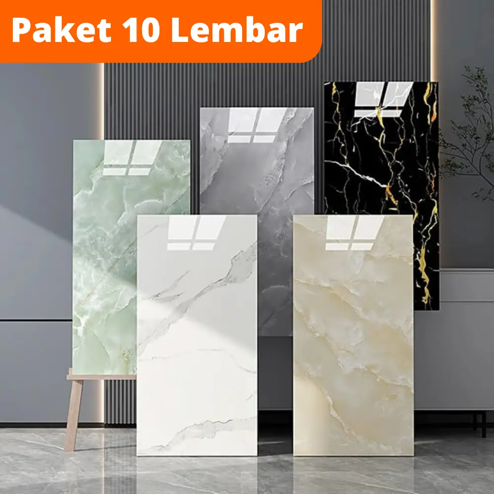 Vinyl Stiker Lantai Sticker Marmer Foam Marble Stiker Wallpaper Lemari Cabinet Marbel