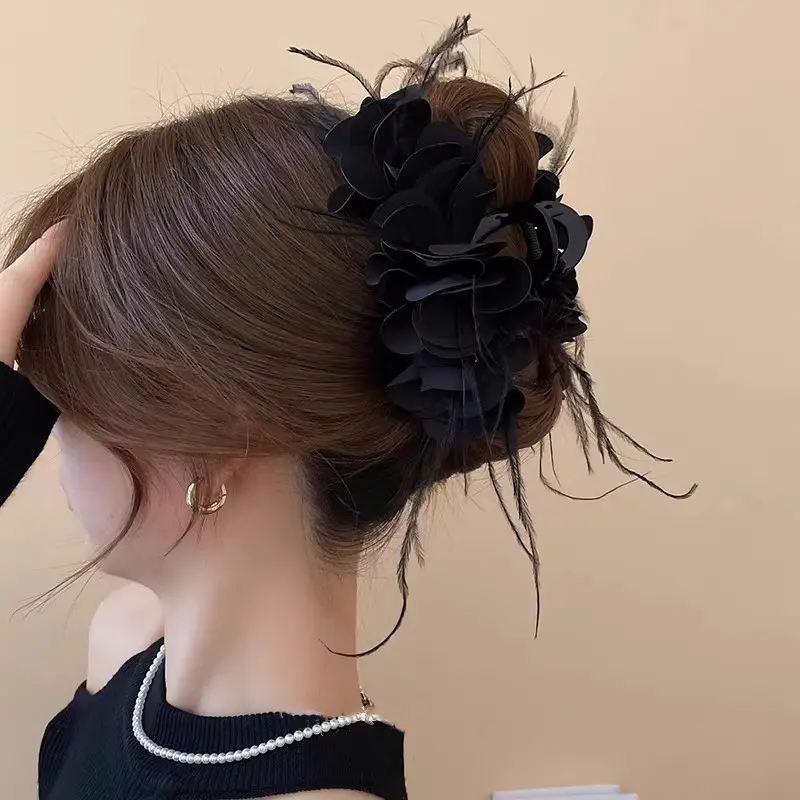 Phụ Kiện Tóc, Với Hào Quang Bất Tử, Nơ Lớn, Sau Đầu, Gạc Bong Bóng, Cỡ Lớn, Kẹp Cá Mập, Dành Cho Nữ 5