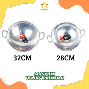 Maspion Wajan Aluminium Jawa 28 32 cm / Wajan Masak Serbaguna - Kitchenware MHS
