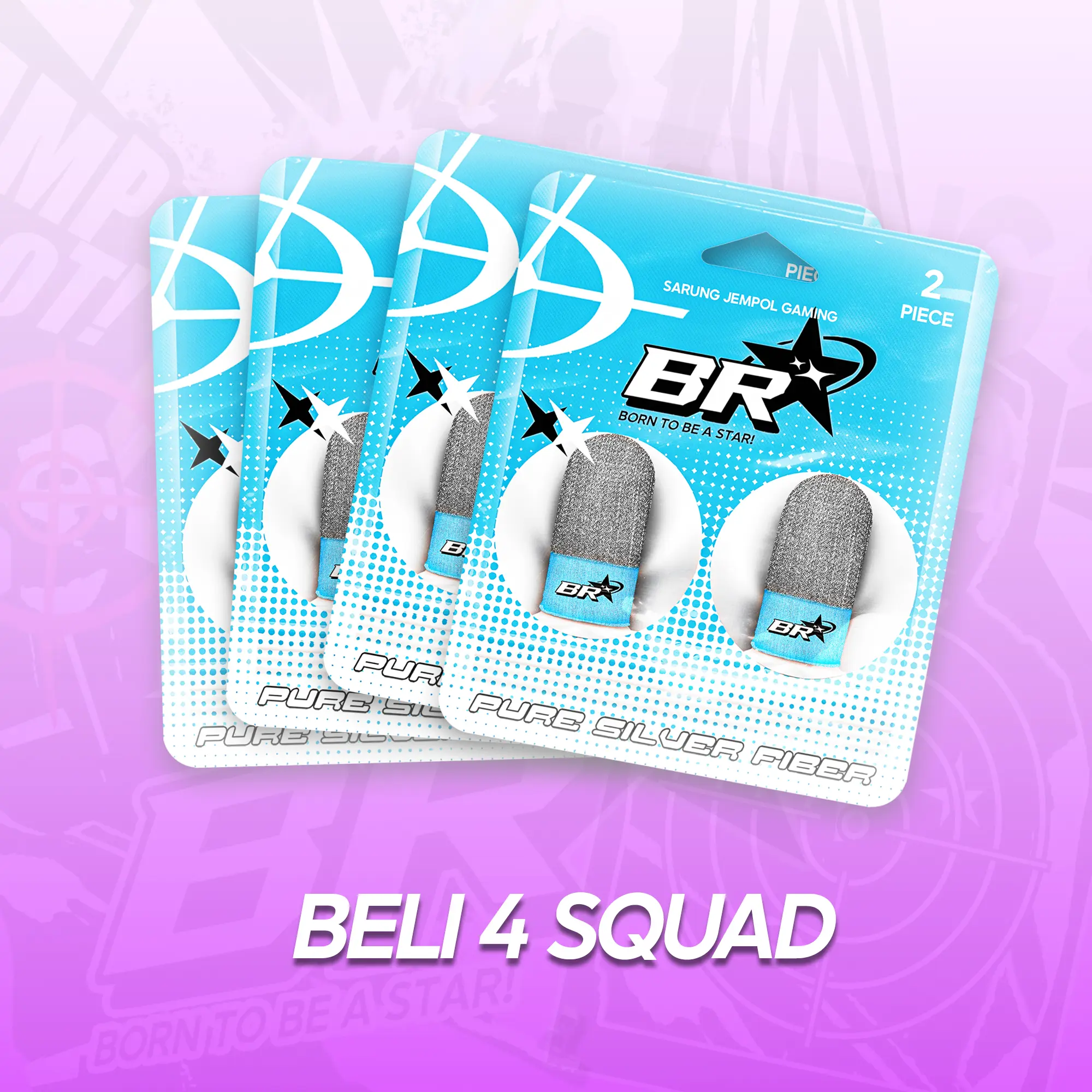 BELI 4 PAKET SQUAD V2 BIRU