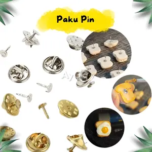 Paku Pin / Butterfly Clutch Pin For Clay and Craft