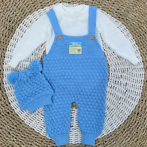 Jumper Rajut Kodok Rajut Overall Rajut Bayi Newborn DNW BABY Perempuan