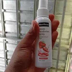 NUTRIFARM - TAWAS SPRAY 100ML DEODORANT SPRAY TAWAS CAIR Mencegah Keringat Berlebih & Membuat Kulit Ketiak Lembut Original