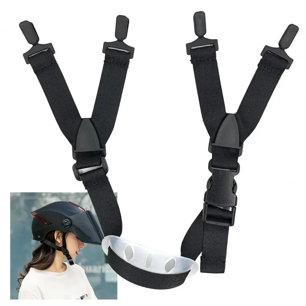 Helmet Accessory Universal Durable Wear-resistant Y-shaped Removable Helmet Chin Mount Helmet Buckle Helmet Chin Strap Hard Hats Chin Strap
