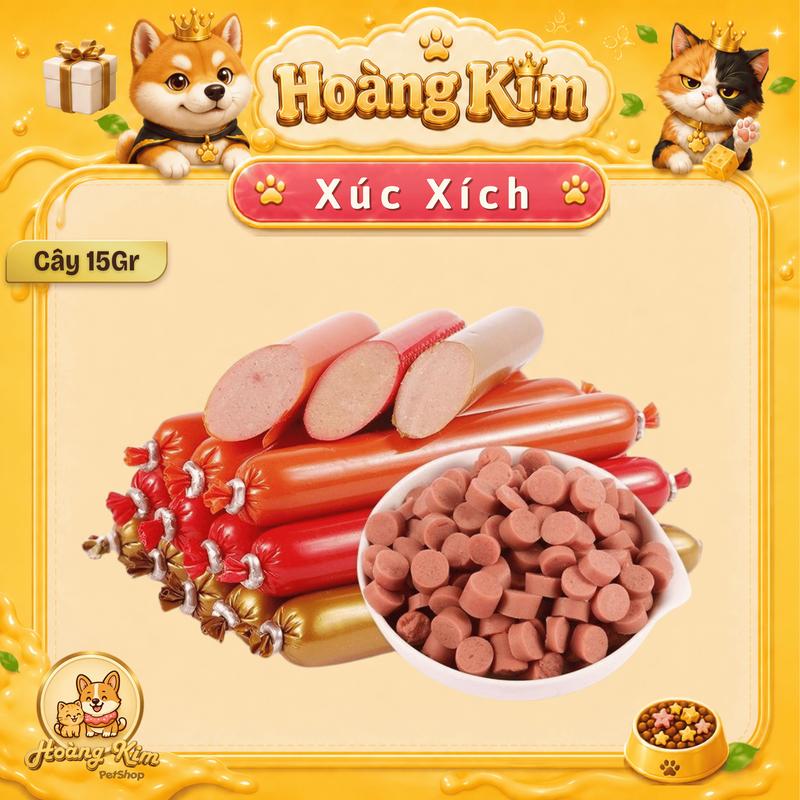 Xúc Xích Cho Chó Mèo - Thanh 15g, Cung Cấp Dinh Dưỡng, Snach Thưởng Sau Khi…