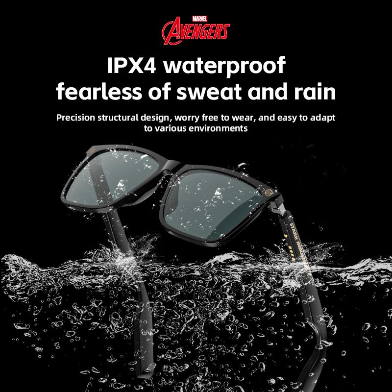 Kính Thông Minh, Disney Marvel QS-G01, Tai Nghe, Bluetooth Không Dây, Nhạc Và Trò Chơi, Kính Râm, Công Nghệ Chống Ánh Sáng Xanh, Thích Hợp Cho [Thanh Toán Khi Nhận Hàng], [Thanh Toán Khi Nhận Hàng] kính  thông  minh