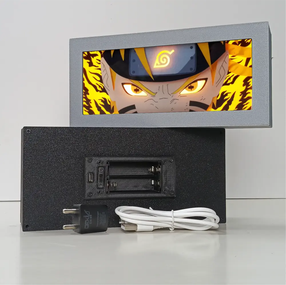 3D Anime Lightbox Naruto Lampu kamar tidur