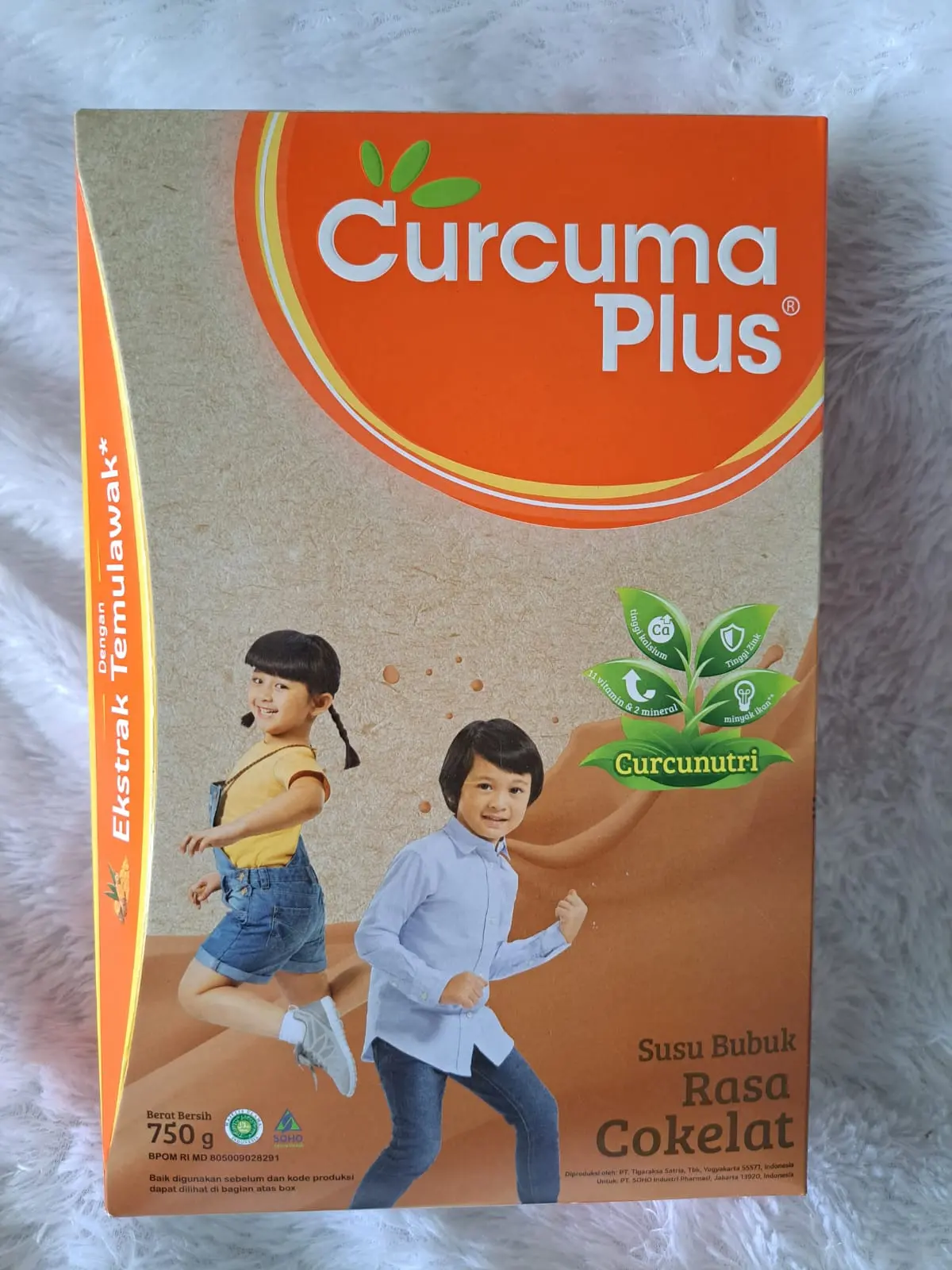 Curcuma Plus Susu Bubuk Ekstrak Temulawak - 750 Gr / Penambah Nafsu Makan