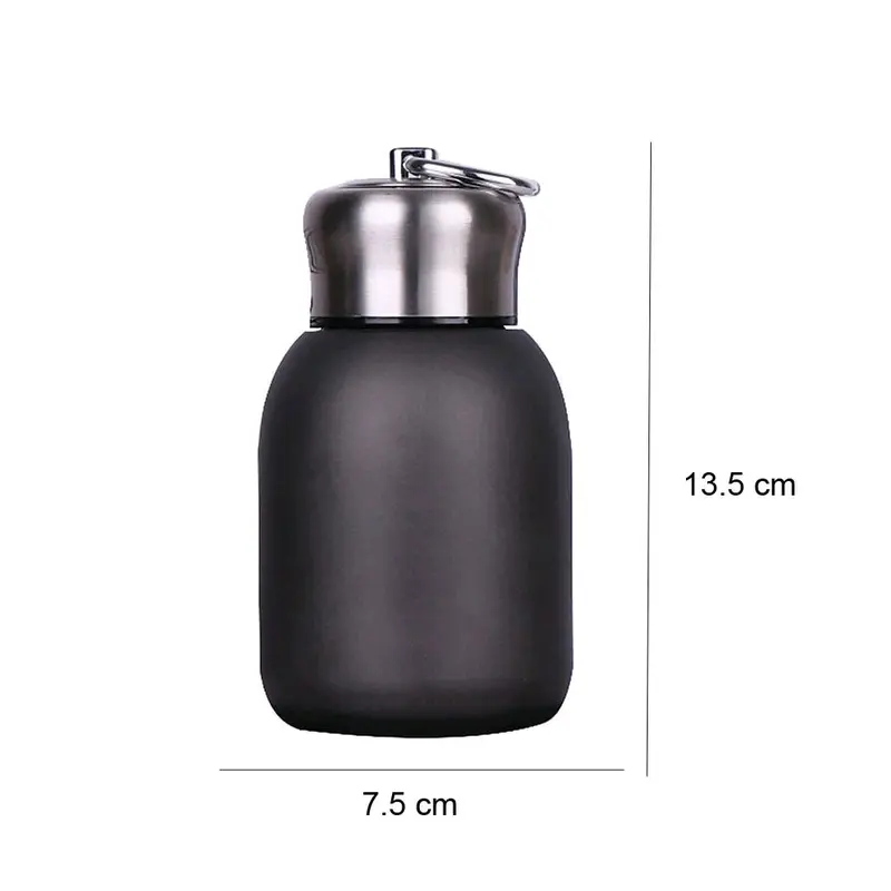 RAZZUM Botol Minum Termos Air Panas Dingin Insulation Bottle 280ml - XPD300 - Black 7