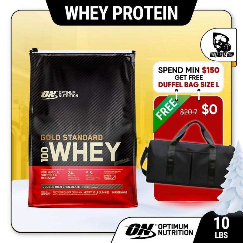 Optimum Nutrition, Gold Standard, Whey Protein Powder, 1lb - 10 lbs (4.54 kg)