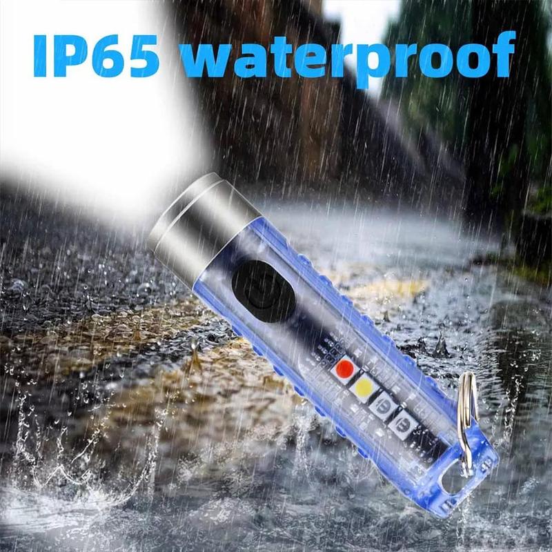Product Introduction of Lampu suluh poket LED pelbagai fungsi mini, kalis air, rantai kunci, lampu suluh boleh dicas semula USB, lampu suluh amaran magnet untuk perkhemahan Lights Terang 54