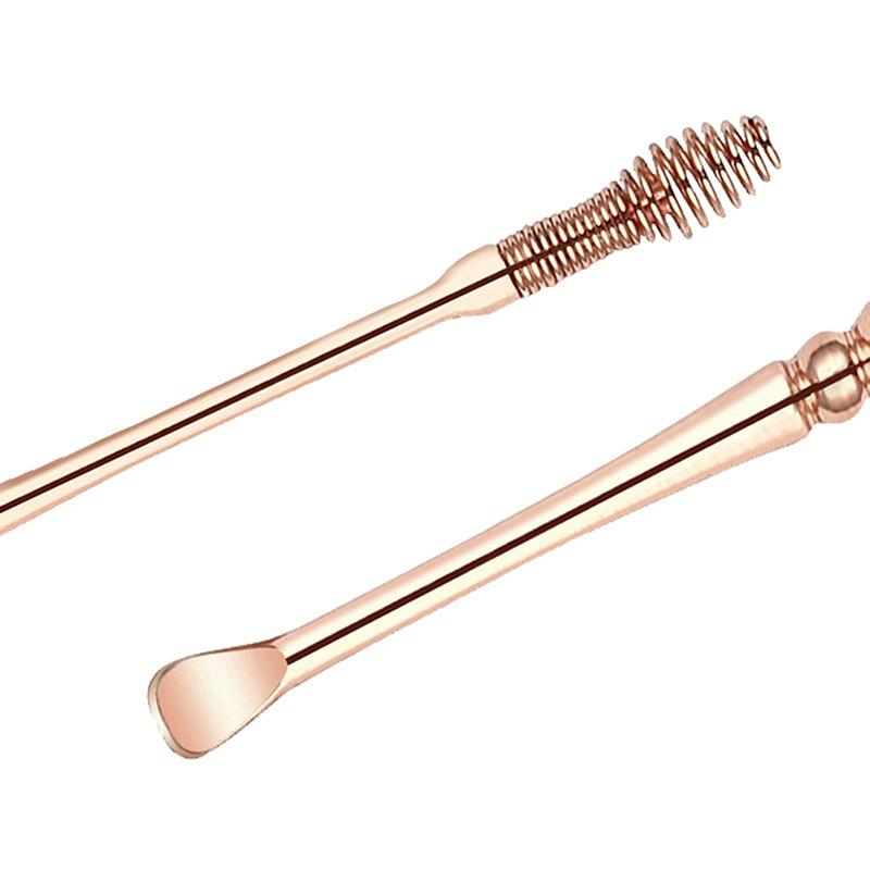 Product Introduction of Double Head Stainless Steel Spiral Earpick Ear Scoop Earwax Digging Tools Earwax Curette Spoon Care Ear Clean Toolear Cleaner 16