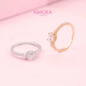 Kimora - Cincin Rhodium Rings Wanita Boira Cnr453