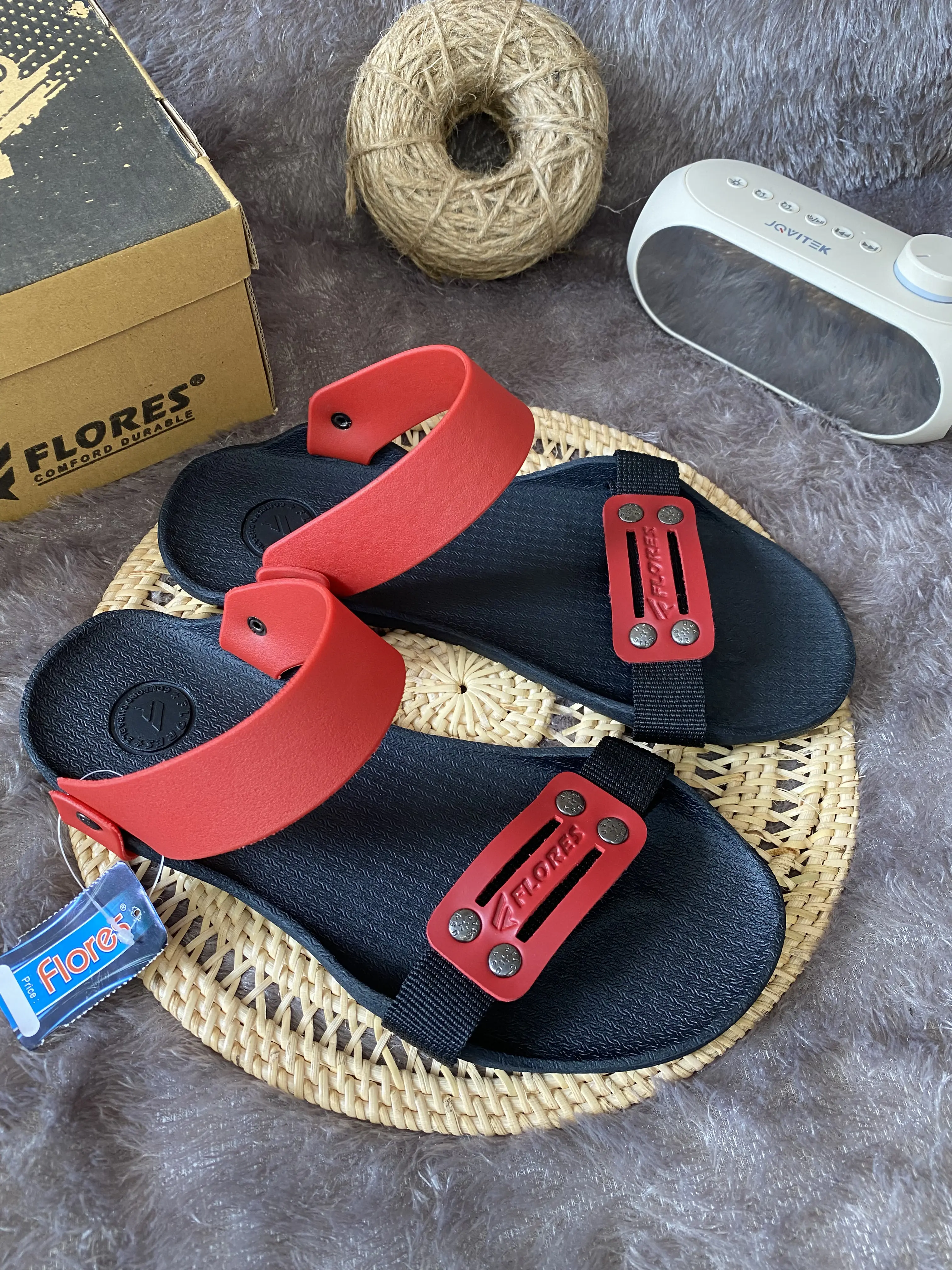 Flores Cartenz Sandal Slide Pria Sandal Casual Kekinian Sandal Pria Karet Dewasa 100% Original Sendal lebaran Jepit priamurah