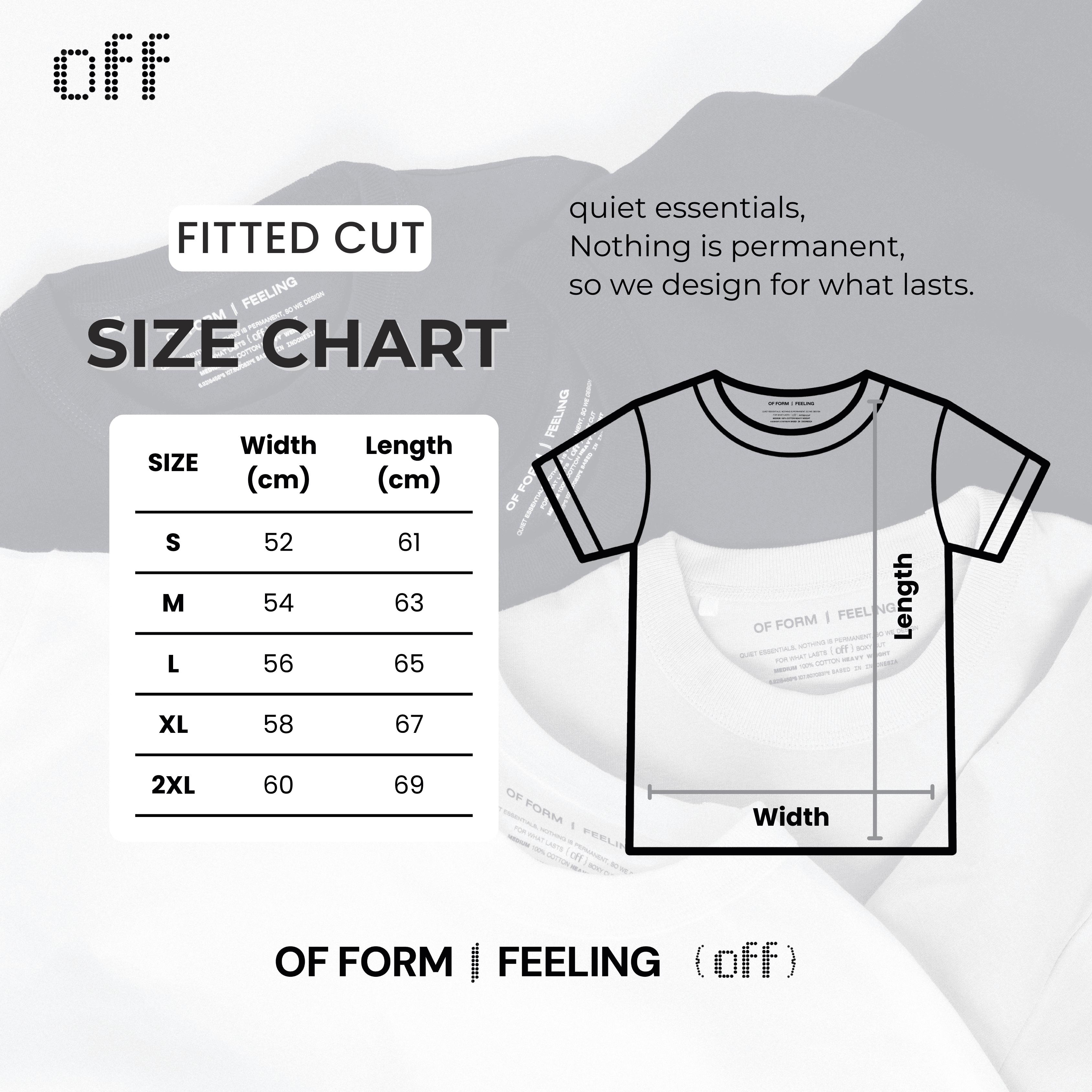 off - 245GSM Classic Fitted Tee Premium | T-Shirt Kaos Potongan Fit Cut Cotton Heavyweight in Silver Grey Unisex Pria Wanita COD