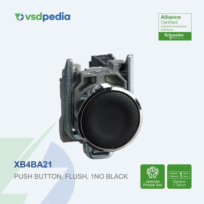 Gambar SCHNEIDER HARMONY XB4 PUSH BUTTON METAL FLUSH BLACK GREEN RED TOMBOL TEKAN HITAM HIJAU MERAH, 22MM, SPRING, 1NO / 1NC, XB4BA21 XB4BA31 XB4BA42 dari vsdpedia Kota Administrasi Jakarta Timur 2 Tokopedia