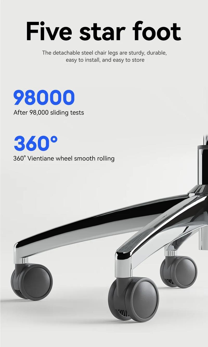 Product Introduction of MUSSO H80 PRO Ergonomic Chair 6D Armrest and Adjustable Headrest Game Chair with Adjustable Back Height Ergonomic Office Chair 7