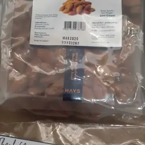 kacang Almond Panggang Utuh 500 Gram / Roasted Almond Whole 500 Gram HAYS   Food Snacks