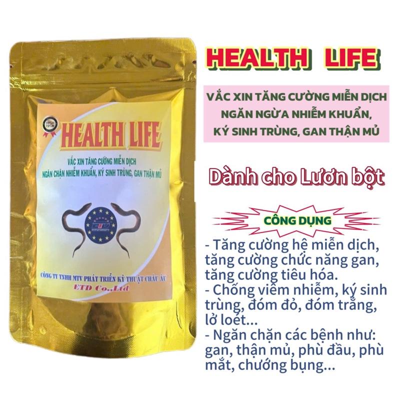  HEAFTH LIFE sản phẩm dành  cho lươn bột cá bột tăng miễn dịch ngăn nhiễm khuẩn ký sinh trùng đường ruột 