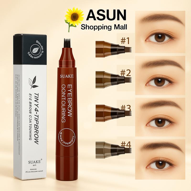 Bút Chì Kẻ Mày Phẩy Sợi 4D Suake Giúp Lông Mày Đậm Đẹp Make Up Nội Địa Trung Cosmetic Nữ Mỹ Phẩm Women Trang Điểm