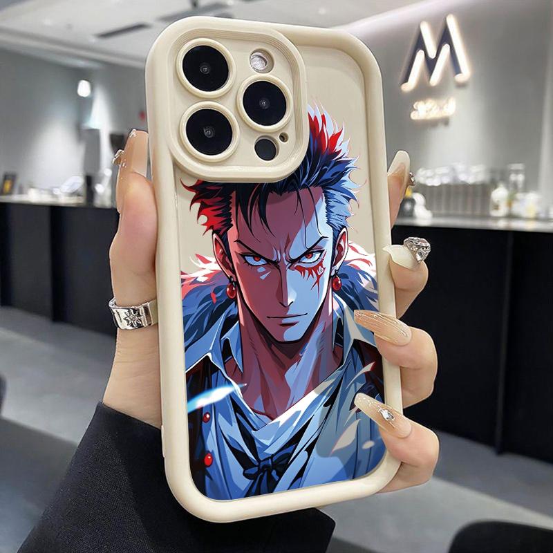 Casing Hp Untuk OPPO A5 A3s A12E Realme C1 Case pola Anime Luffy pelindung Kesing silikon Cesing Softcase kasing pria keren 4