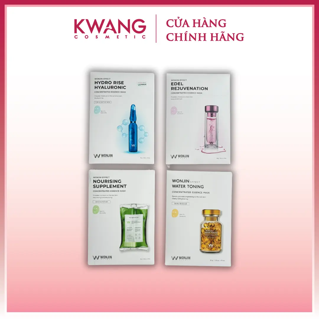 Hộp 10 miếng mặt nạ dưỡng da Wonjin Effect Hàn Quốc Chăm sóc da Skincare Làm Đẹp Da Dưỡng Da Mặt