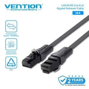 Vention [IBA 2M] Kabel Lan RJ45 Cat6 Cat.6 Flat Gigabit UTP