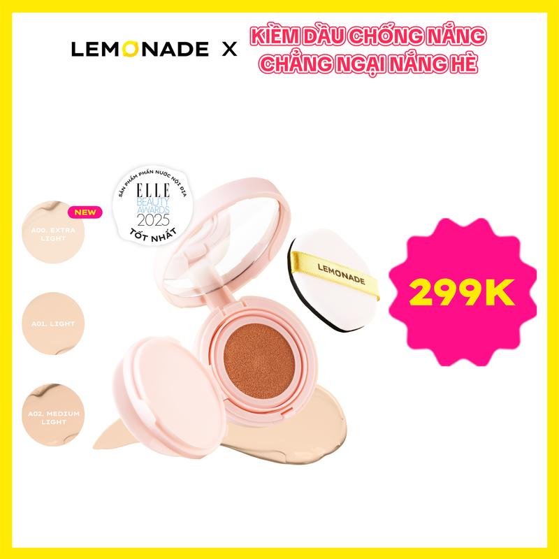 Phấn nước siêu kiềm dầu Lemonade Supermatte Cushion 15g