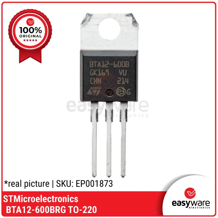 ST BTA12-600BRG TO-220 TRIAC BTA12 600 BTA12-600 ORIGINAL 0