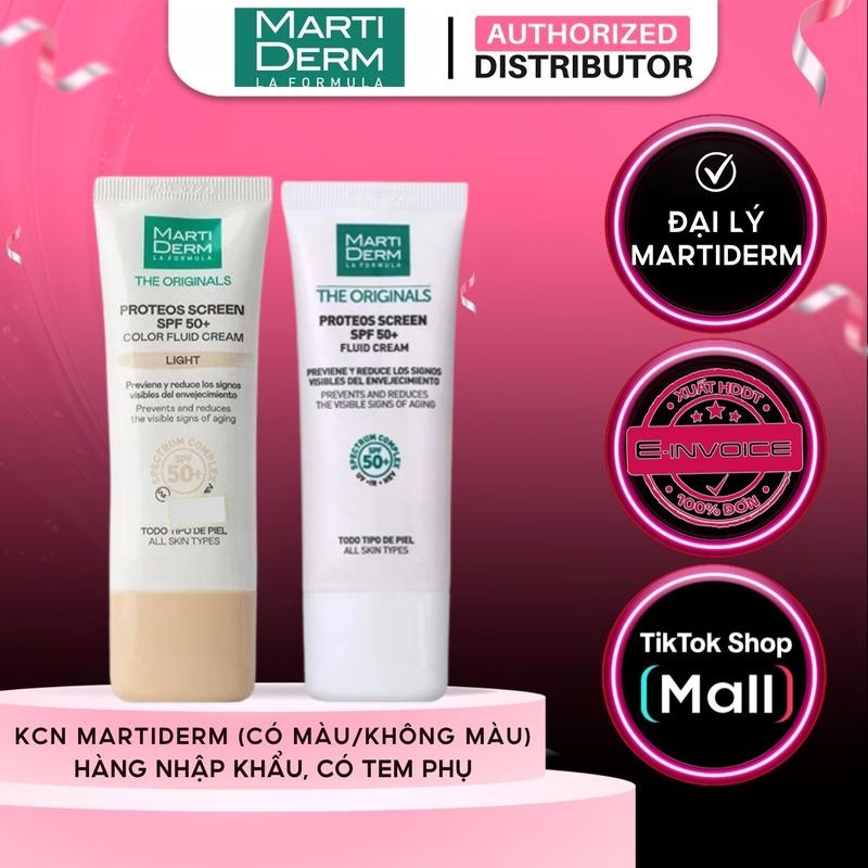 Kem Chống Nắng MartiDerm The Originals Proteos Screen SPF50+ 40ml , Hàng Công Ty