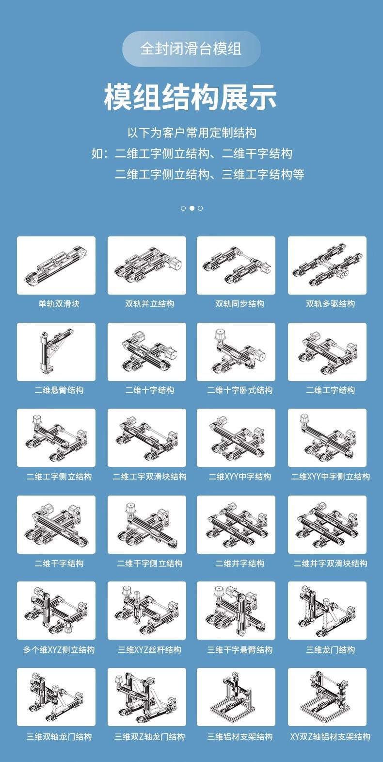 Product Introduction of Belt module Linear guide module Sliding guide can be customized 12
