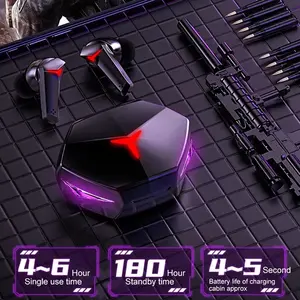 Headset Bluetooth DX22 Gaming Earbuds Sport Headphone Waterproof Wireless Earphone Games Noise Cancellation with Mic Hf Pc